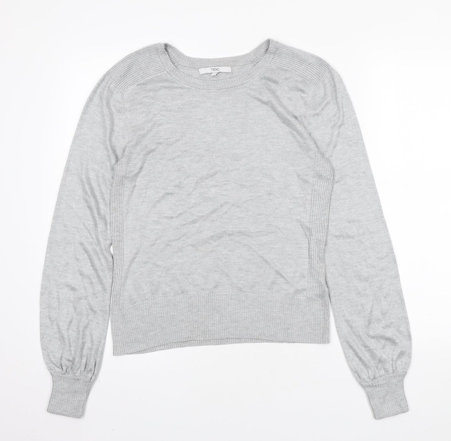 Womens UK Size 10 NEXT Grey Pullover Jumper