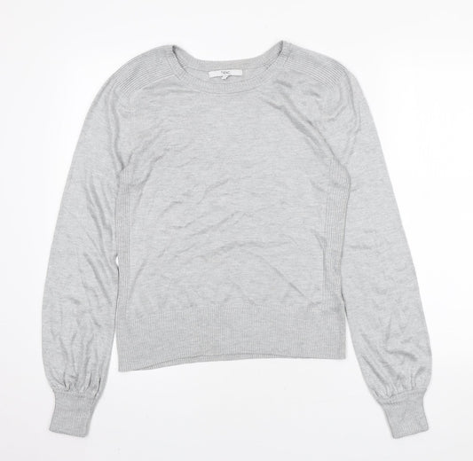Womens UK Size 10 NEXT Grey Pullover Jumper
