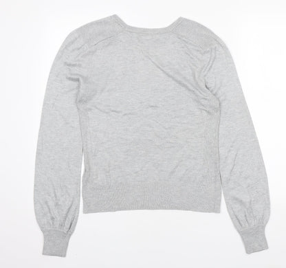 Womens UK Size 10 NEXT Grey Pullover Jumper