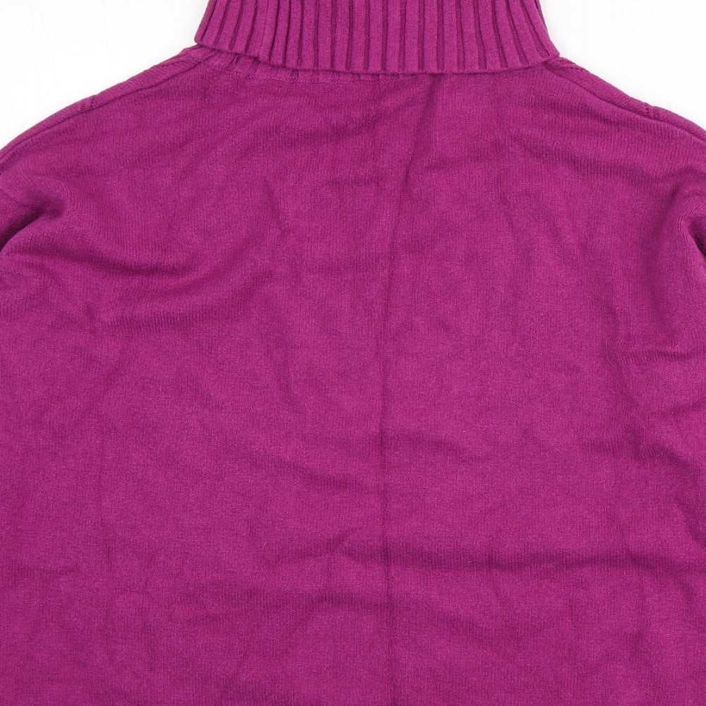 Womens UK Size S Preworn Purple Pullover Jumper