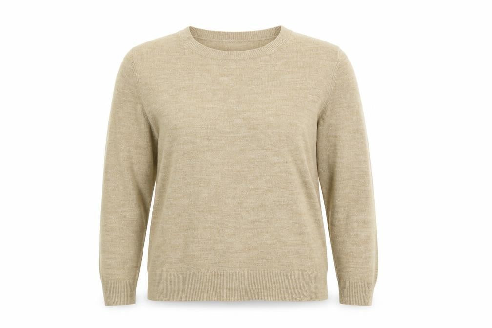Womens UK Size 14 Marks and Spencer Beige Pullover Jumper