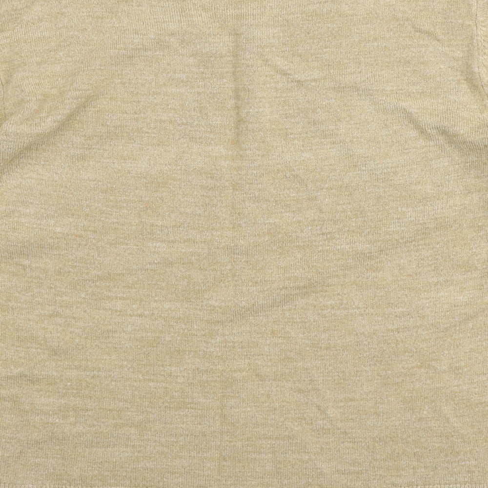 Womens UK Size 14 Marks and Spencer Beige Pullover Jumper