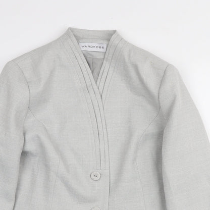 Womens UK Size 16 Wardrobe Regular Grey Blazer