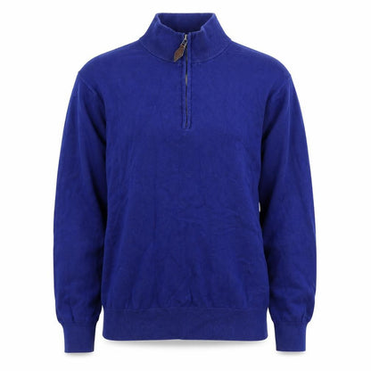 Harvey & Jones Mens Blue Cotton Pullover Sweatshirt Size M