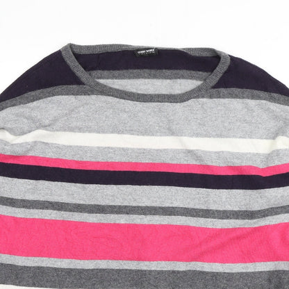 Womens UK Size M Gerry Weber Multicoloured Henley Jumper