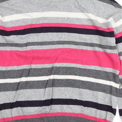 Womens UK Size M Gerry Weber Multicoloured Henley Jumper