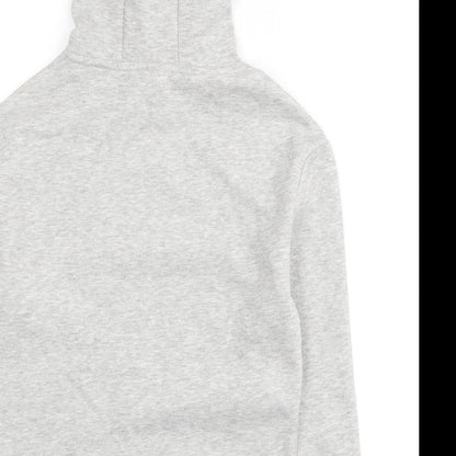 Miss Evie Girls Grey Cotton Pullover Hoodie Size 9-10 Years Pullover - oooh la la