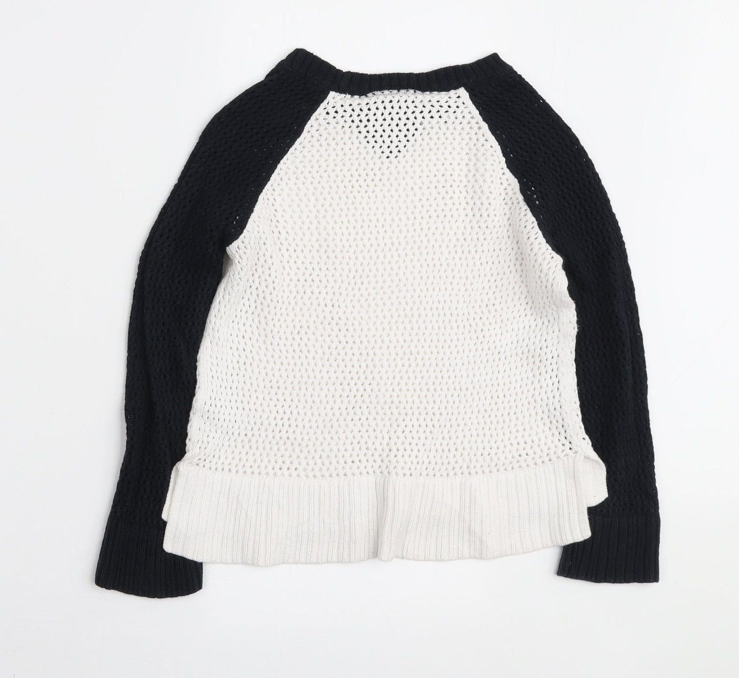 Womens UK Size 8 Topshop White Pullover Jumper