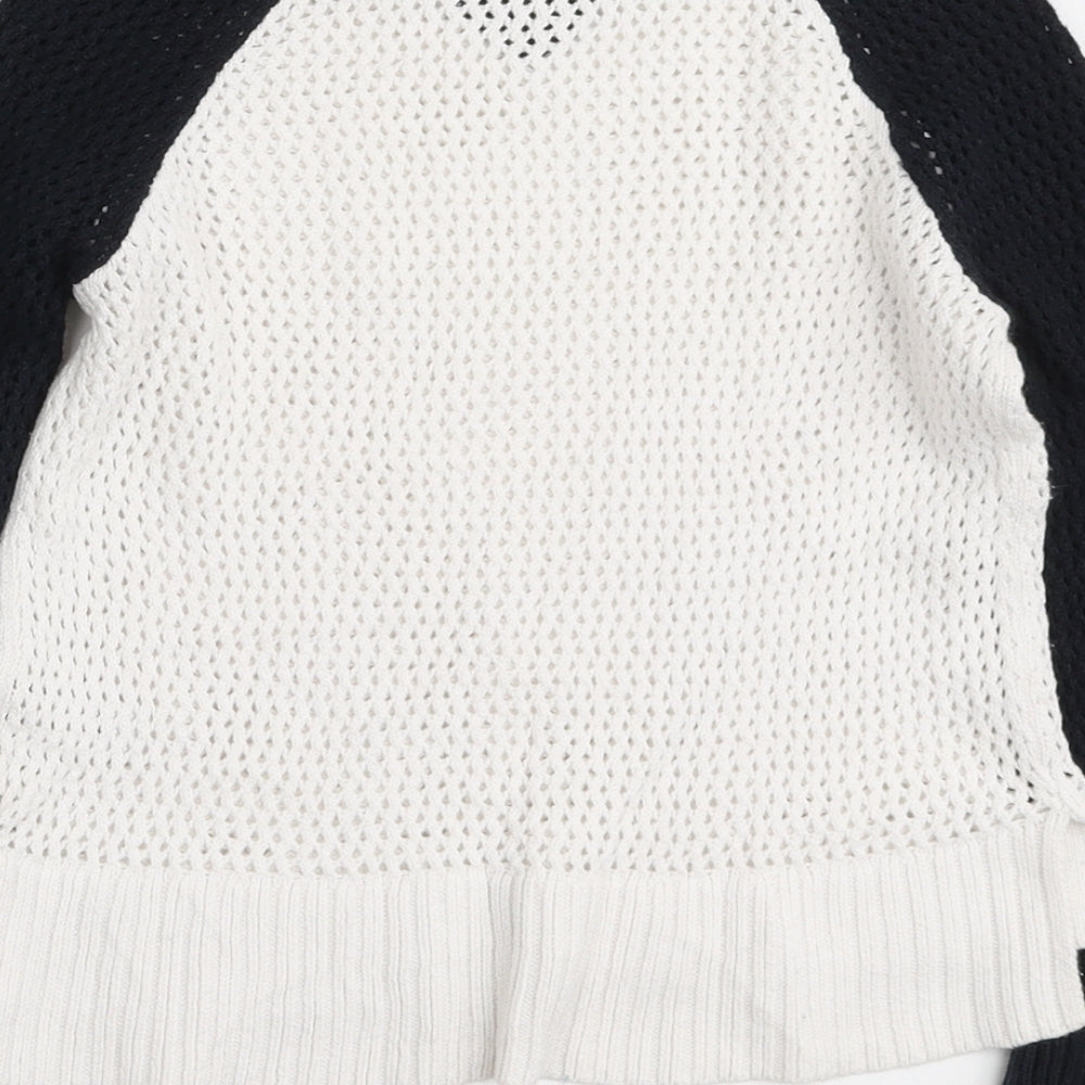 Womens UK Size 8 Topshop White Pullover Jumper