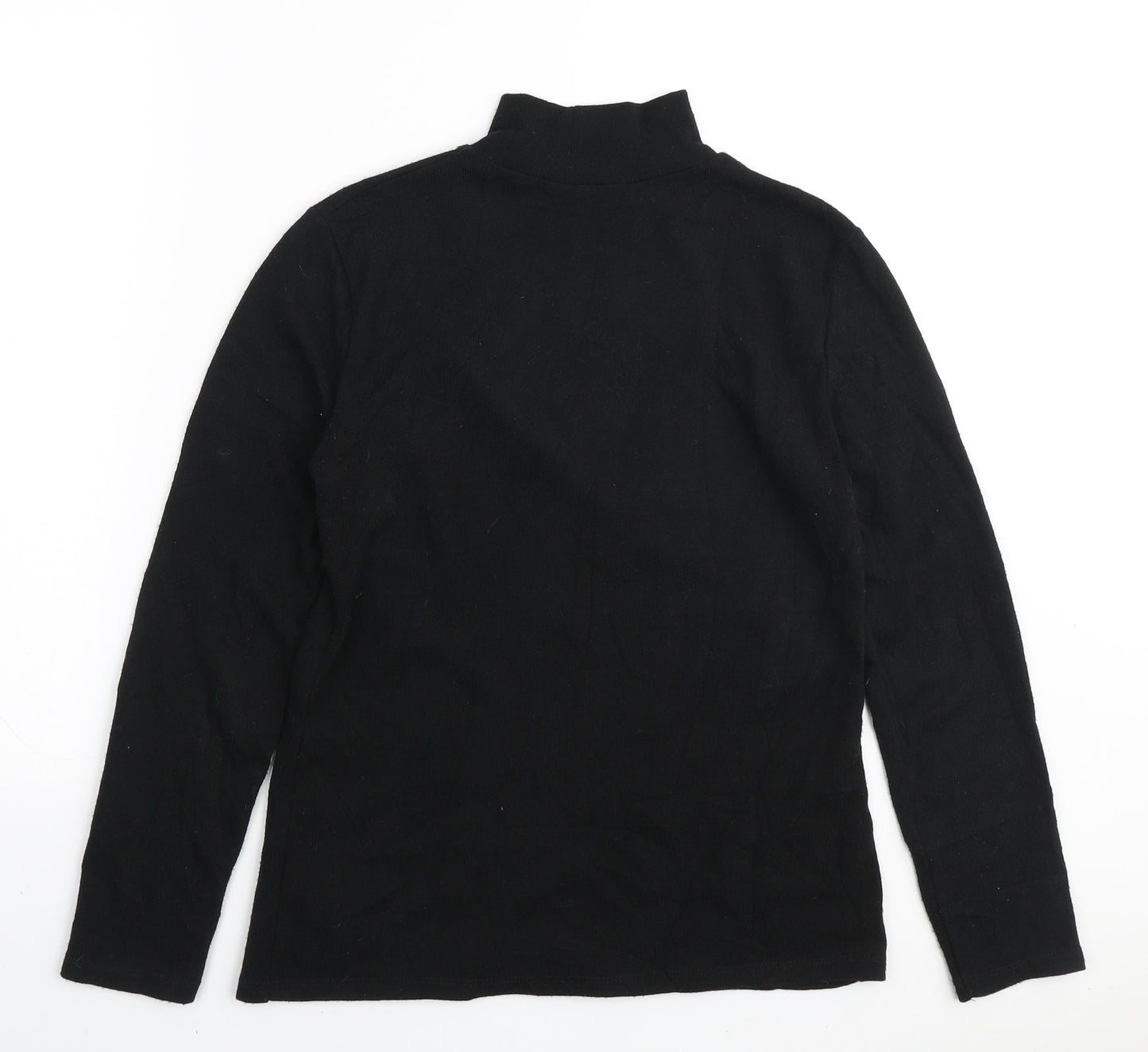 Womens UK Size M Zara Black Pullover Jumper