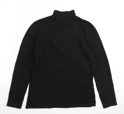 Womens UK Size M Zara Black Pullover Jumper