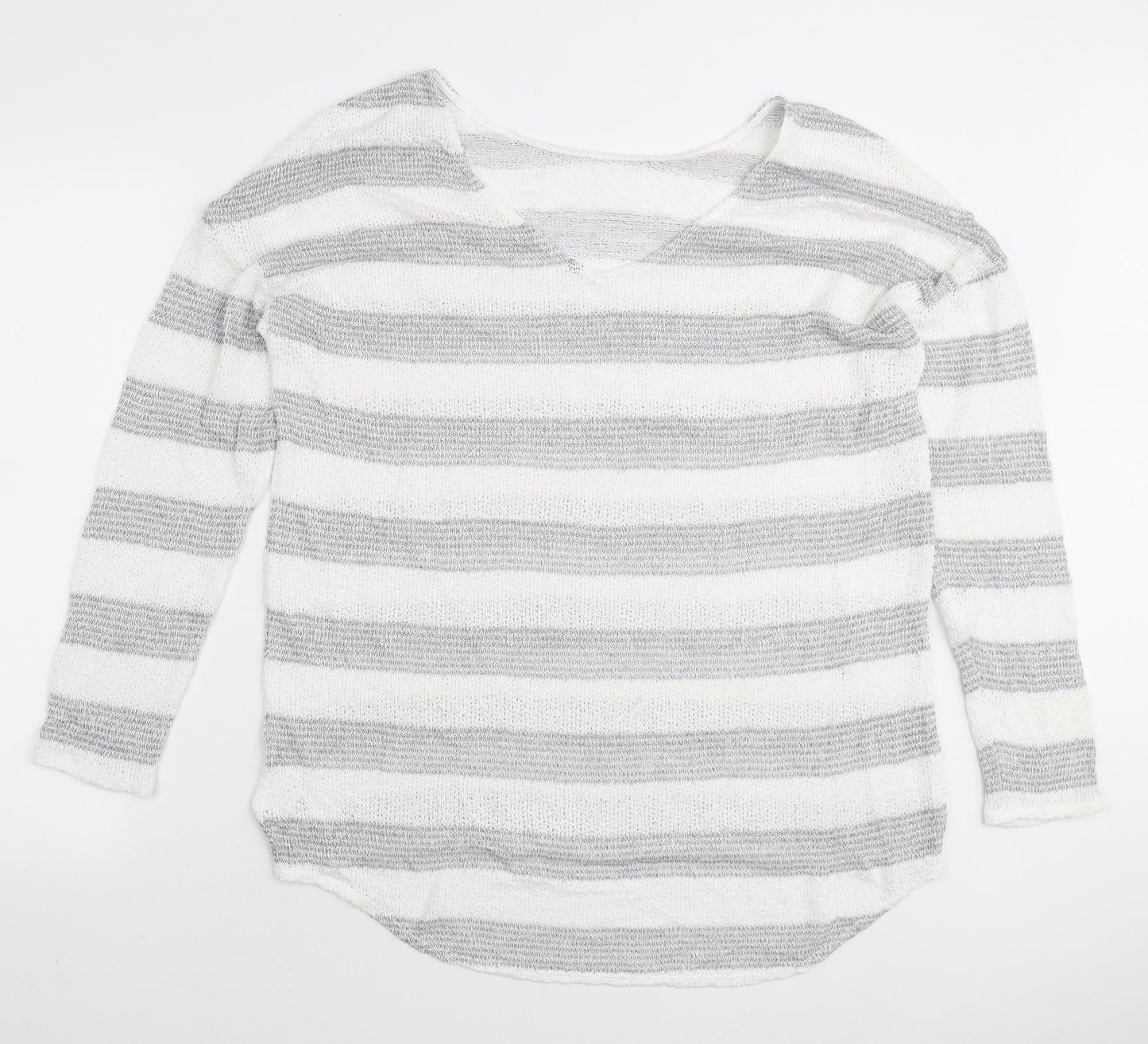 Womens UK Size 16 NEXT White Pullover Jumper