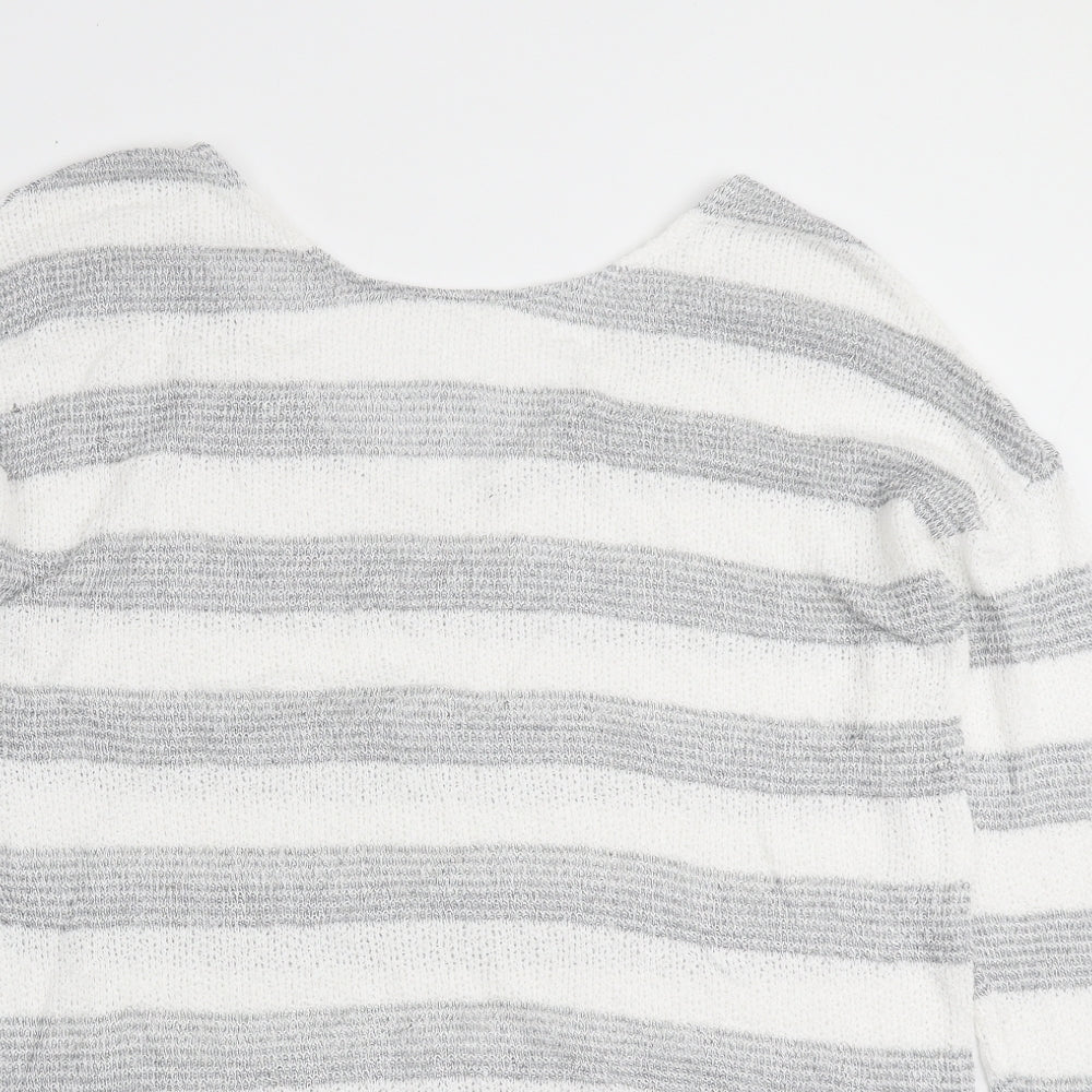 Womens UK Size 16 NEXT White Pullover Jumper