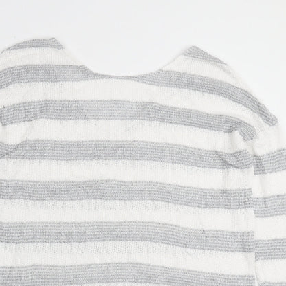 Womens UK Size 16 NEXT White Pullover Jumper
