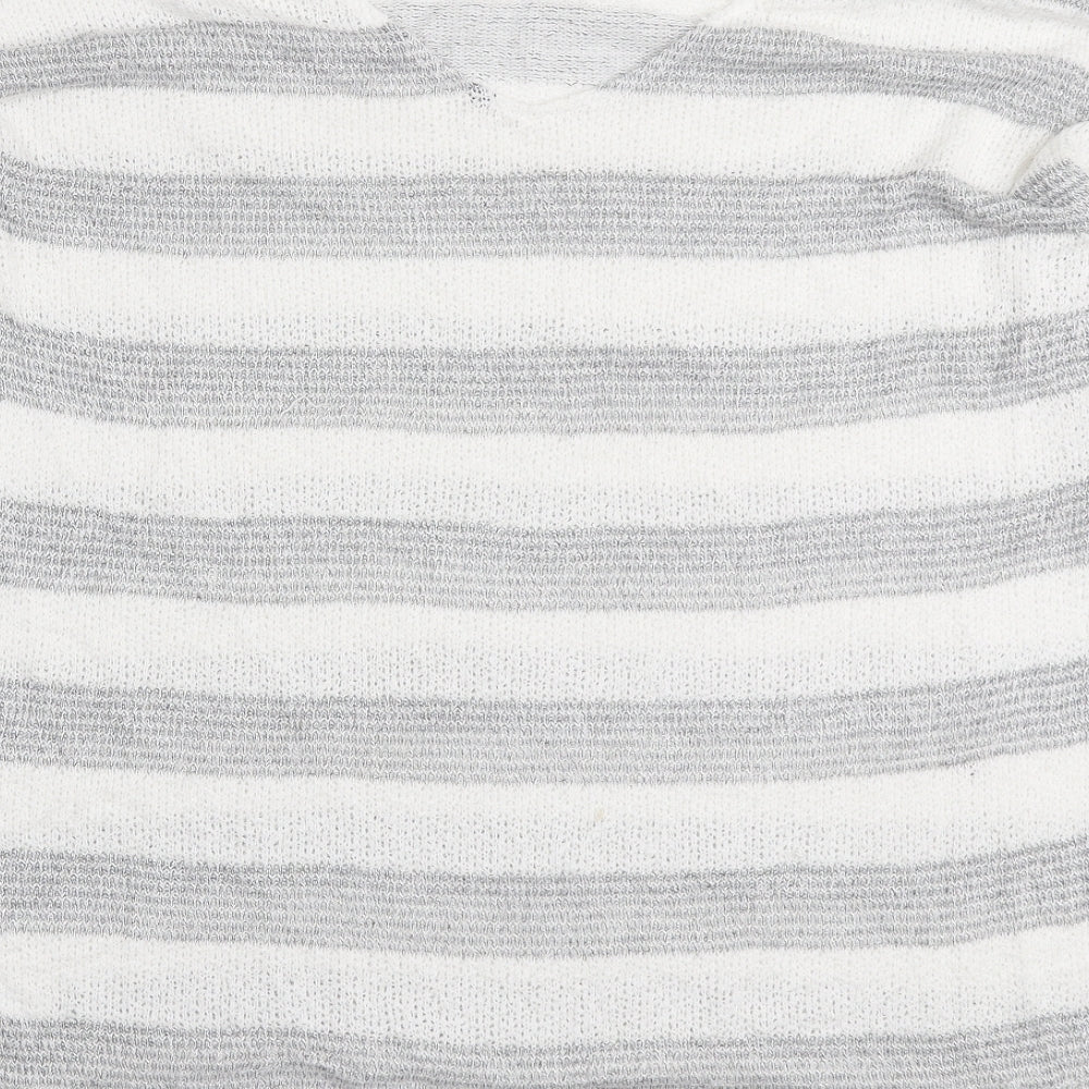 Womens UK Size 16 NEXT White Pullover Jumper