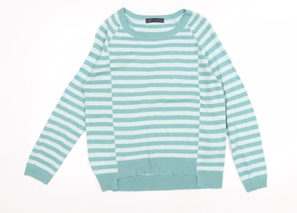 Womens UK Size 10 Marks and Spencer Green Pullover Jumper