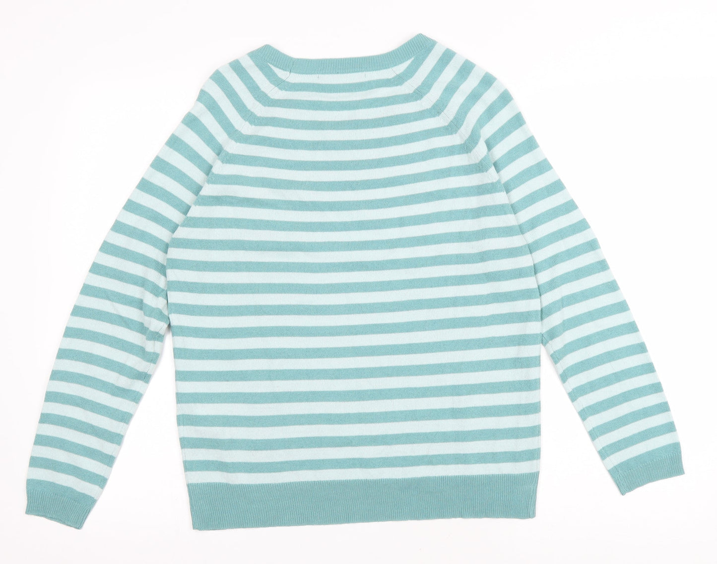 Womens UK Size 10 Marks and Spencer Green Pullover Jumper