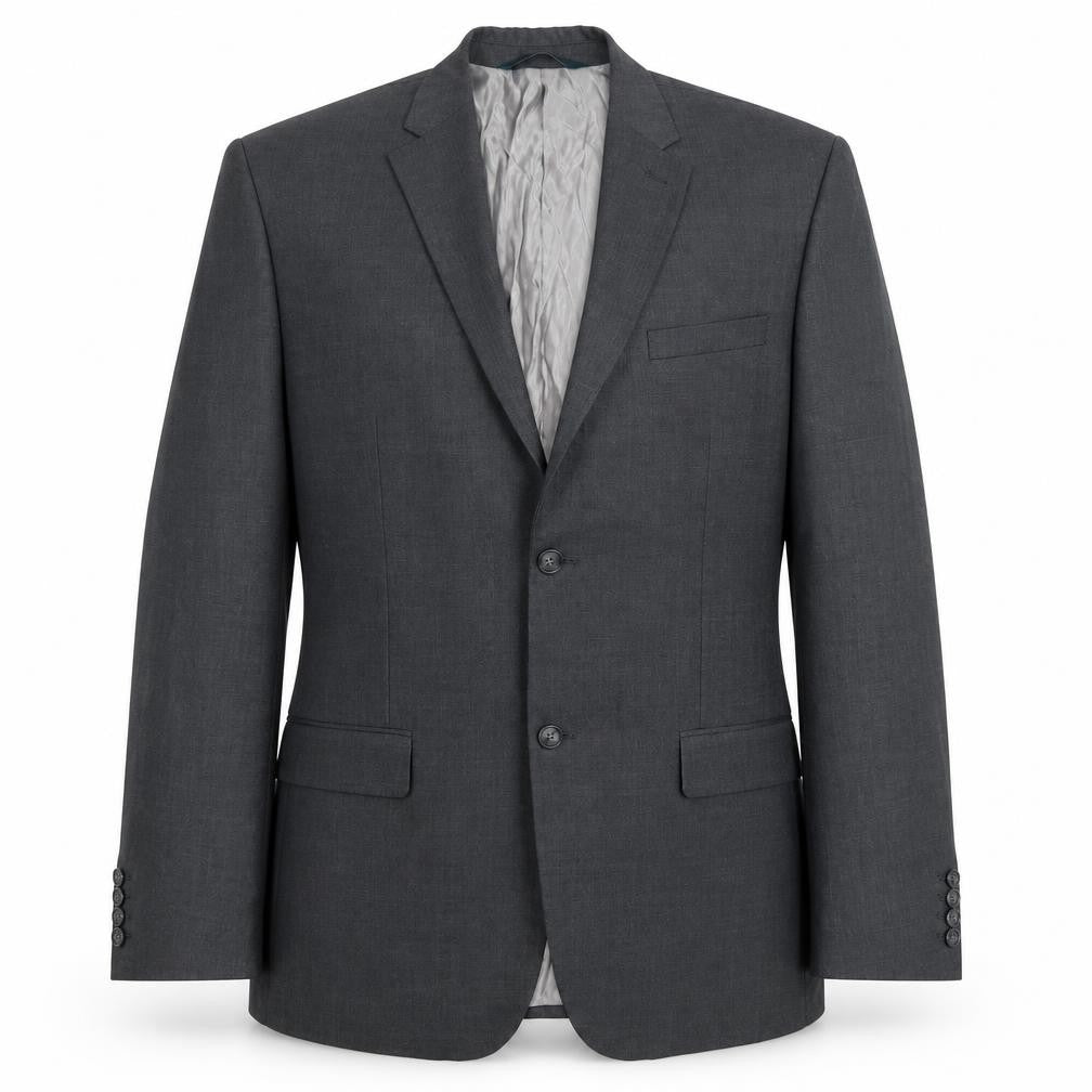 Mens UK Size 42 Perry Ellis Regular Grey Suit Jacket