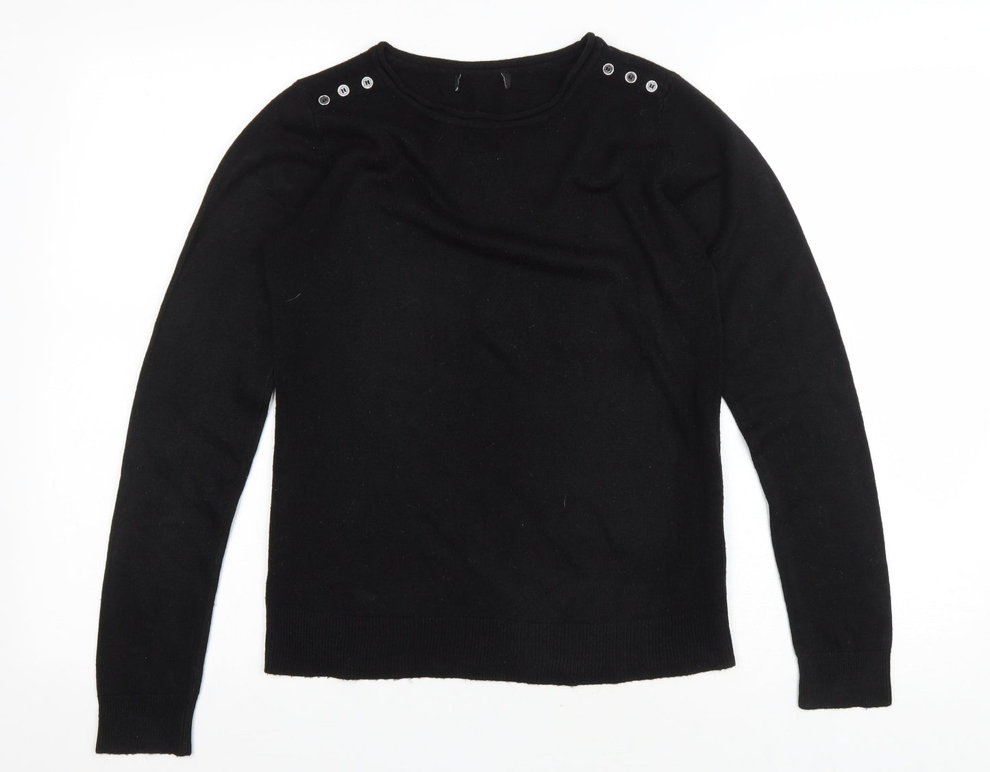 Womens UK Size 8 Atmosphere Black Pullover Jumper