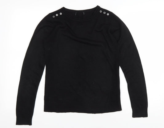 Womens UK Size 8 Atmosphere Black Pullover Jumper