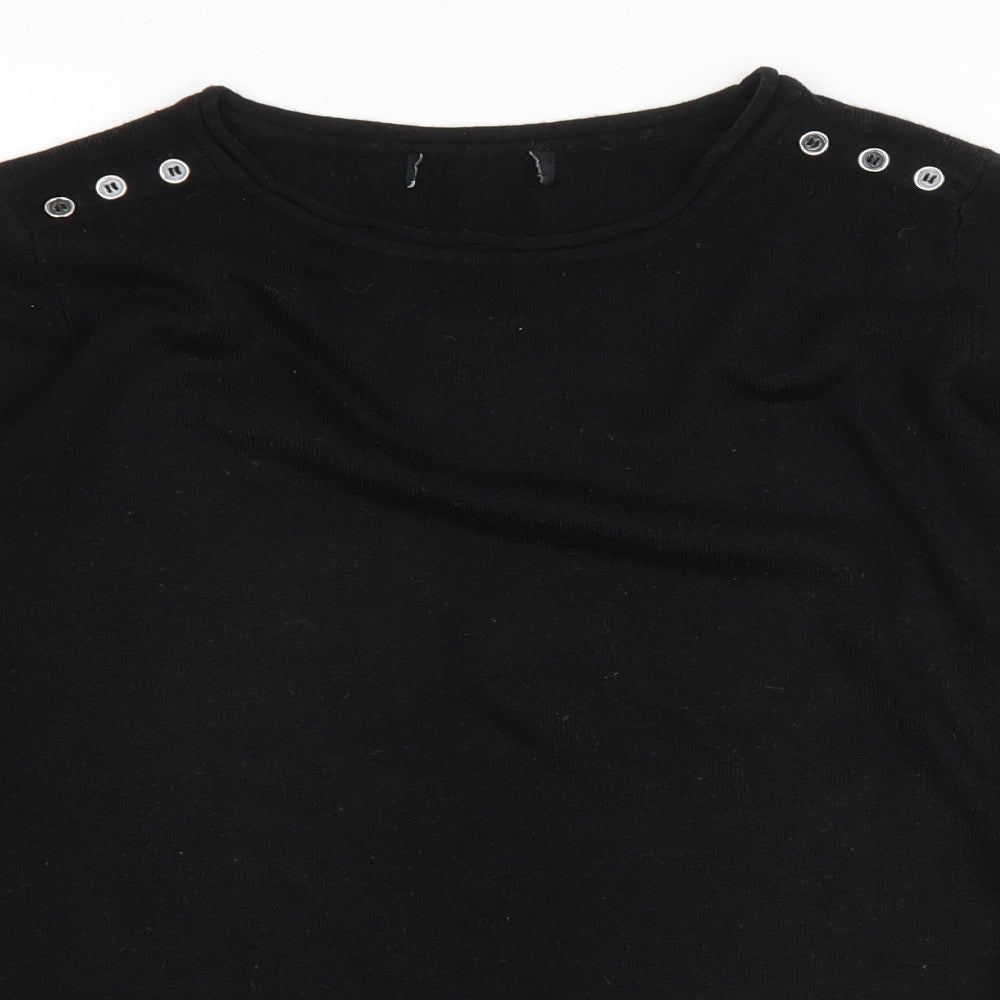 Womens UK Size 8 Atmosphere Black Pullover Jumper
