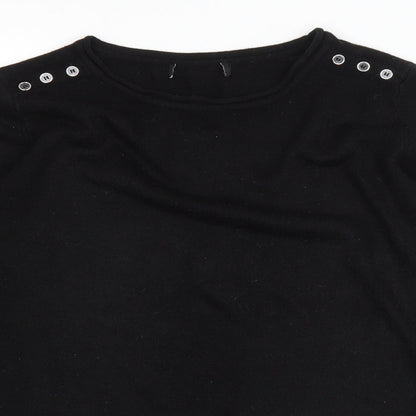 Womens UK Size 8 Atmosphere Black Pullover Jumper
