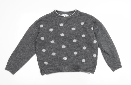 Womens UK Size M NEXT Grey Pullover Jumper