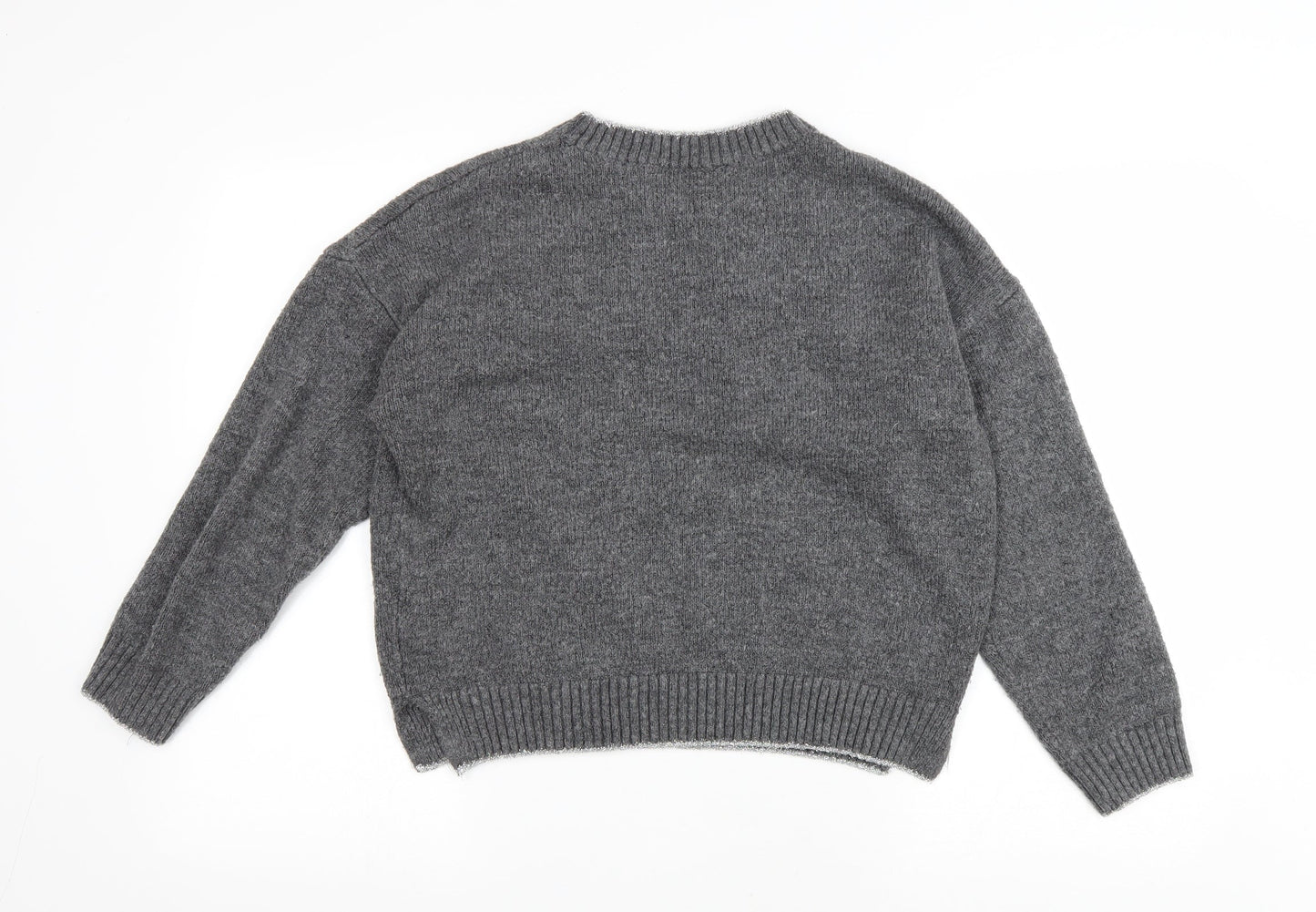 Womens UK Size M NEXT Grey Pullover Jumper