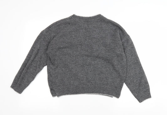 Womens UK Size M NEXT Grey Pullover Jumper