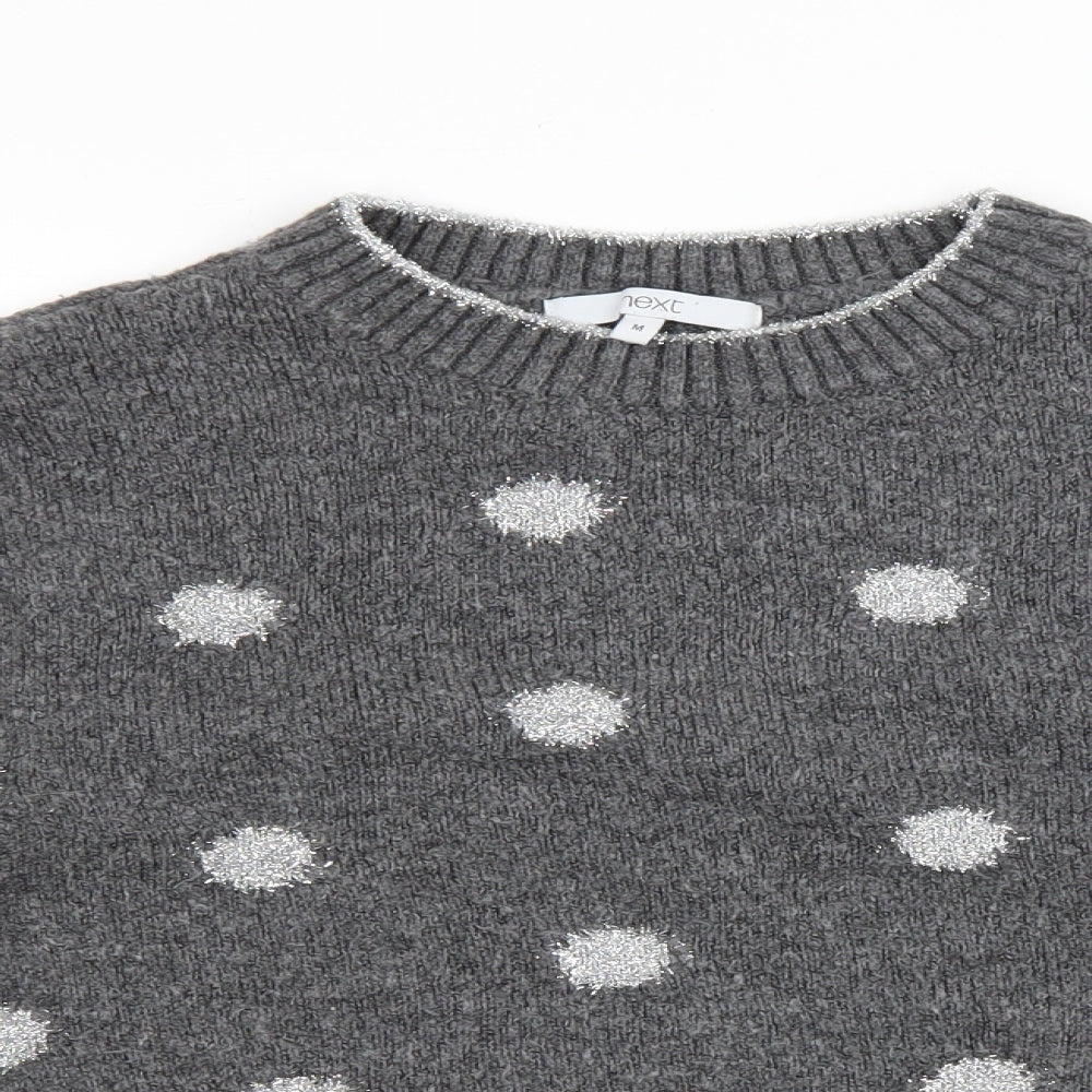 Womens UK Size M NEXT Grey Pullover Jumper