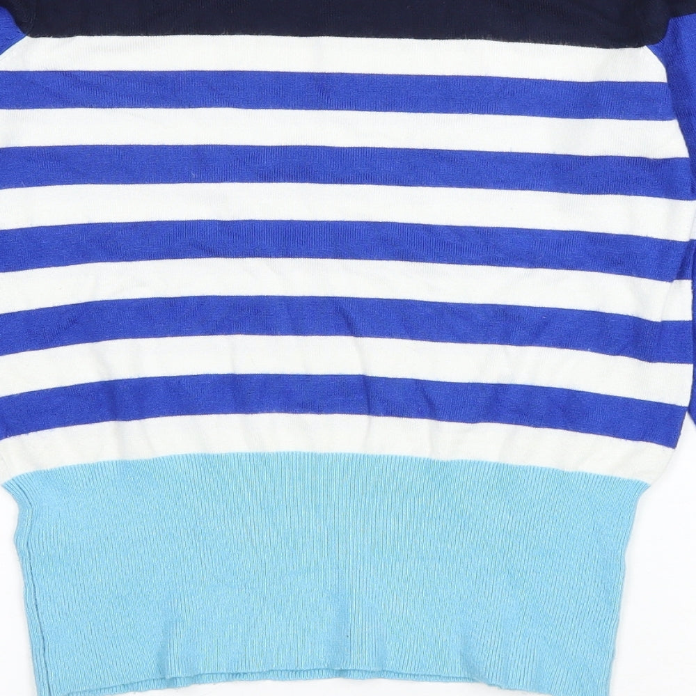 Womens UK Size 6 Marks and Spencer Blue Pullover Jumper
