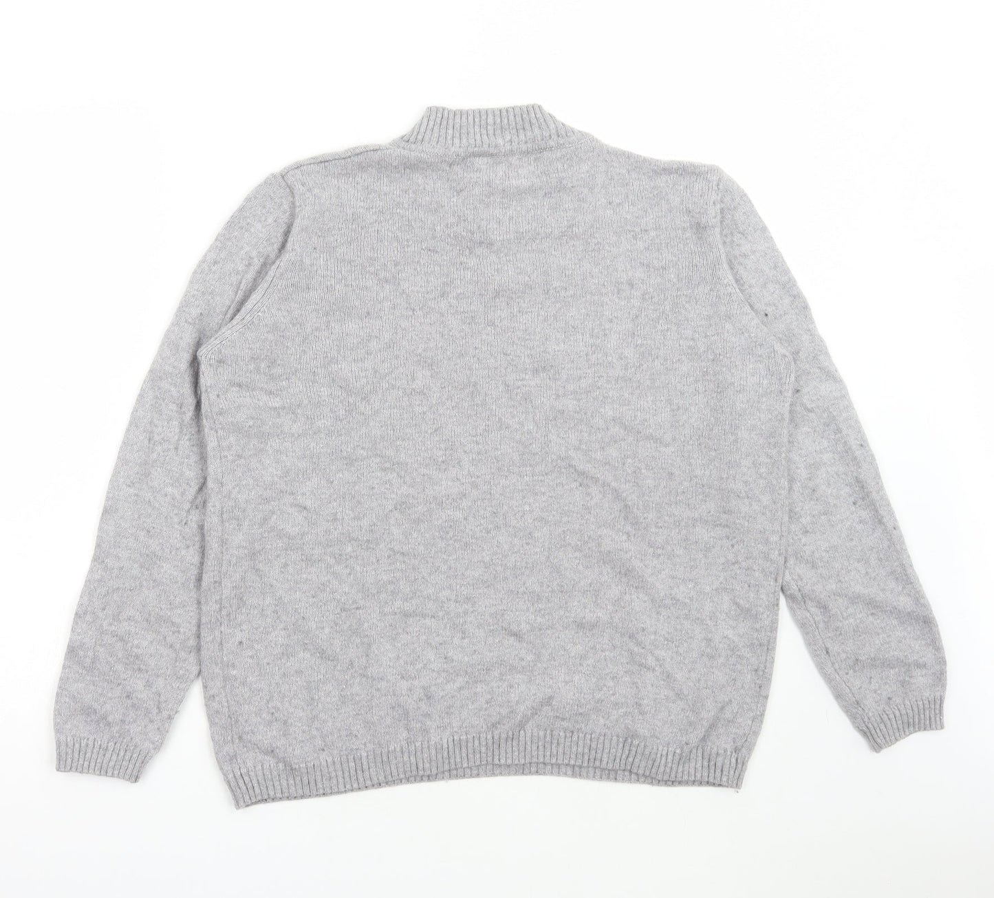 Womens UK Size M Isle Grey Pullover Jumper