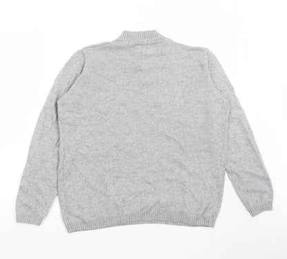 Womens UK Size M Isle Grey Pullover Jumper