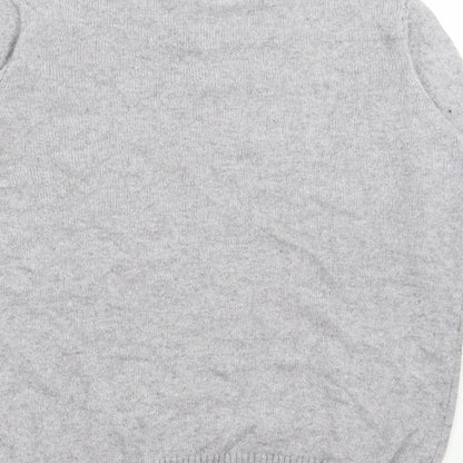 Womens UK Size M Isle Grey Pullover Jumper