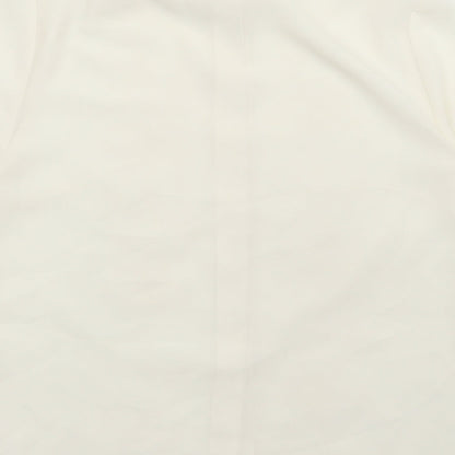 Womens UK Size 14 FOSBY Ivory Basic Button-Up