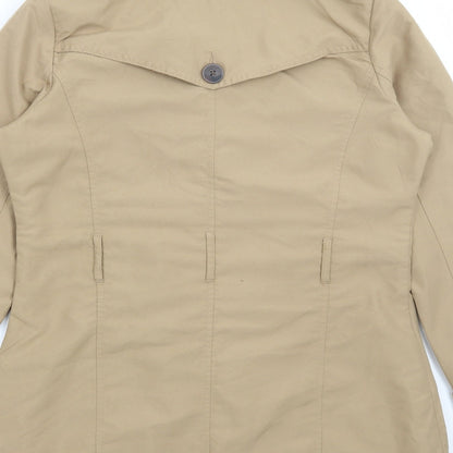 Womens UK Size 10 Brave Soul Brown Pea Coat