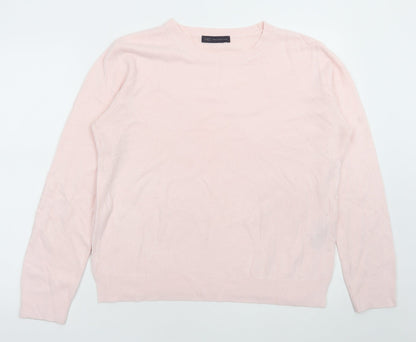Womens UK Size 14 Marks and Spencer Pink Pullover Jumper