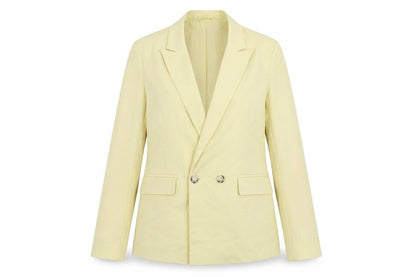 Womens UK Size L Pull&Bear Yellow Jacket