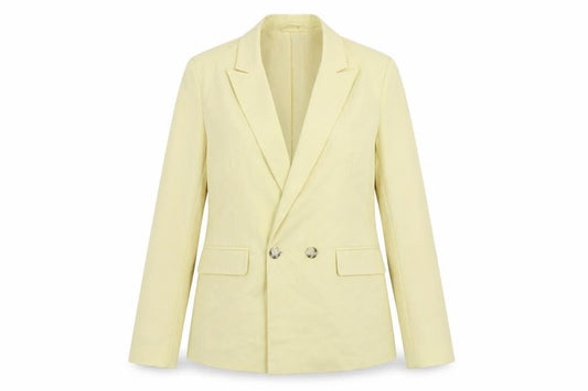 Womens UK Size L Pull&Bear Yellow Jacket