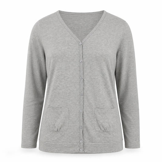 Womens UK Size 10 B. You Grey Cardigan Jumper