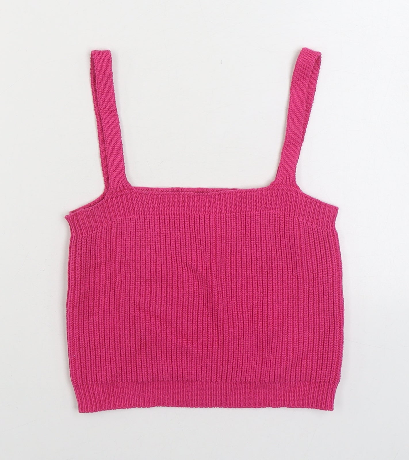 Womens UK Size 10 Apricot Pink Camisole Tank