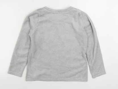 Love To Sleep Womens Grey Solid Polyester Top Pyjama Top Size 8 - Love