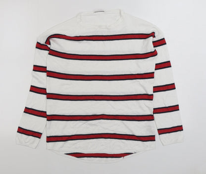 Womens UK Size S Beloved White Pullover Jumper