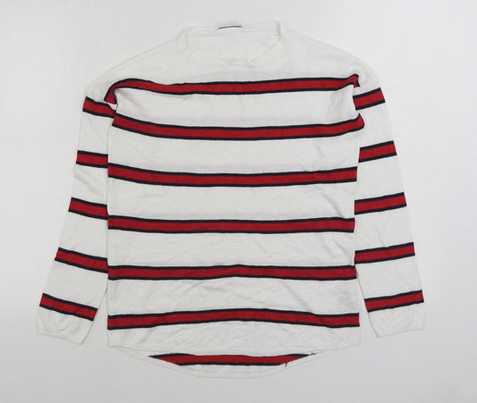 Womens UK Size S Beloved White Pullover Jumper