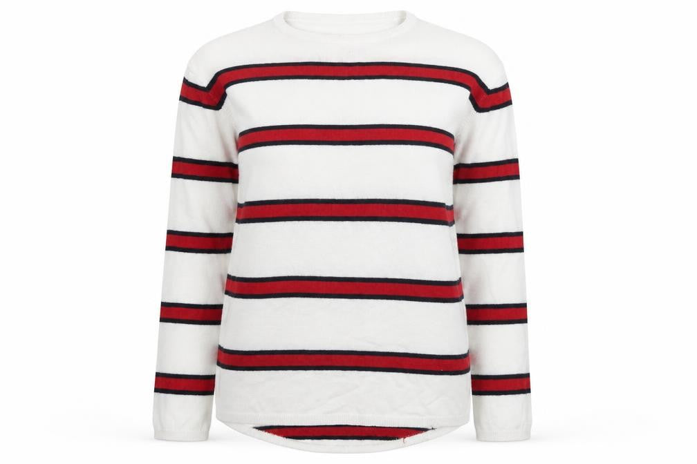 Womens UK Size S Beloved White Pullover Jumper