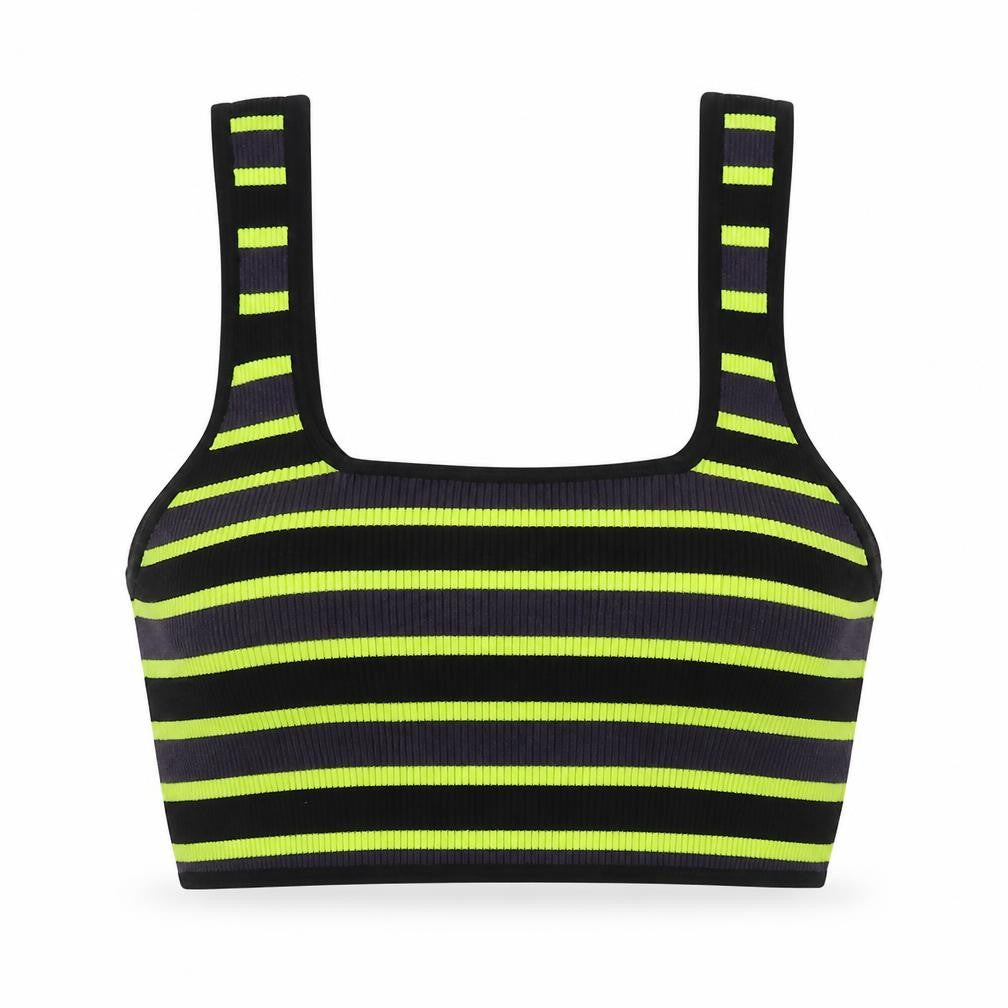 Womens UK Size L Divided by H&M Multicoloured Cropped Tank