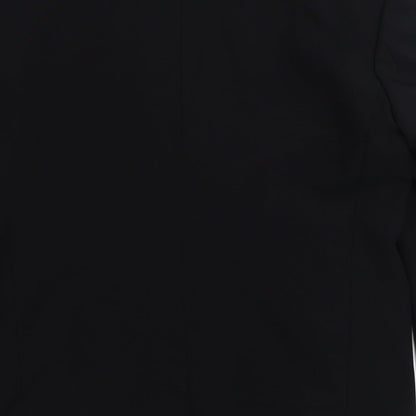 The Officer Mens Black Polyester Jacket Suit Jacket Size 44