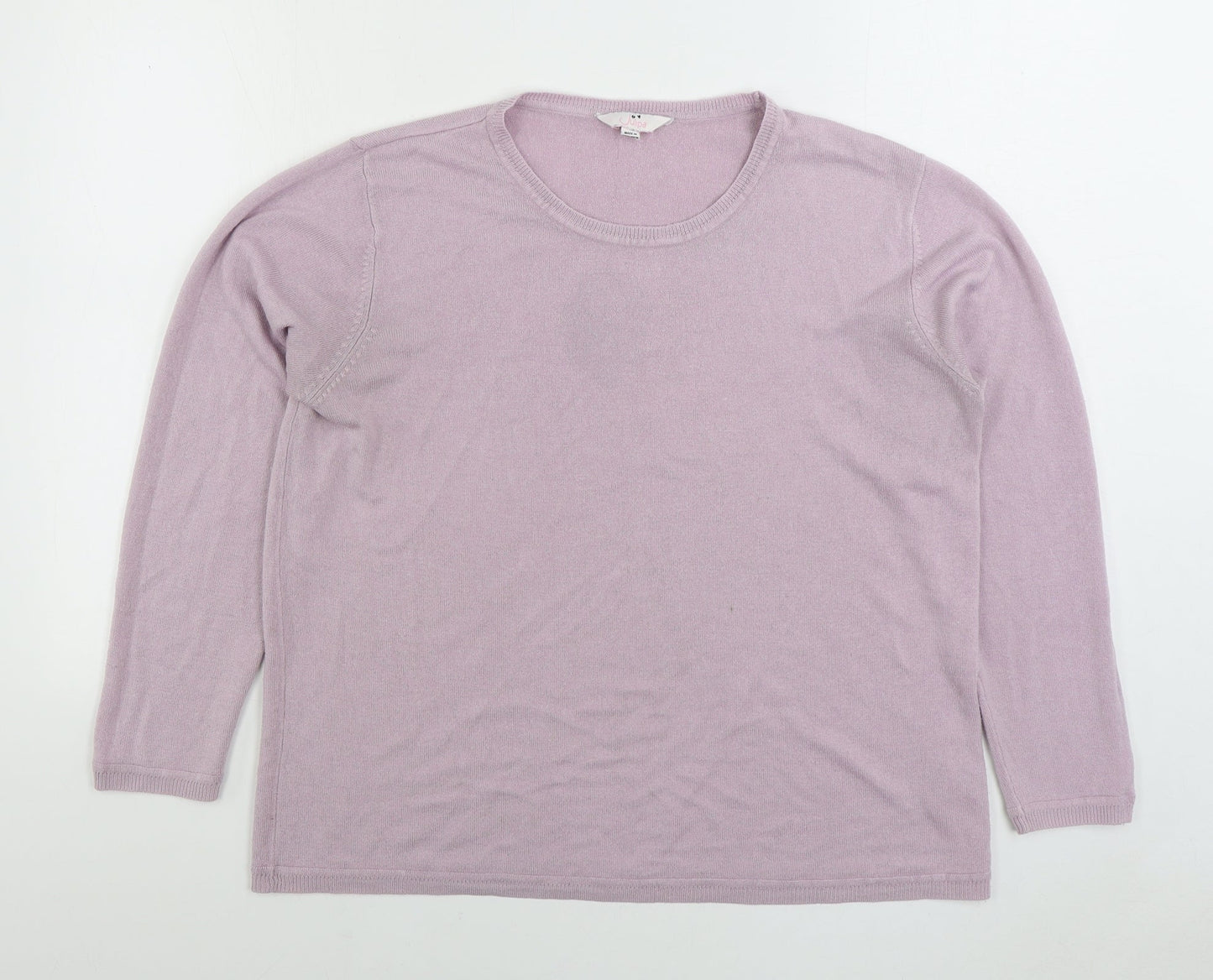 Womens UK Size L Julipa Pink Pullover Jumper