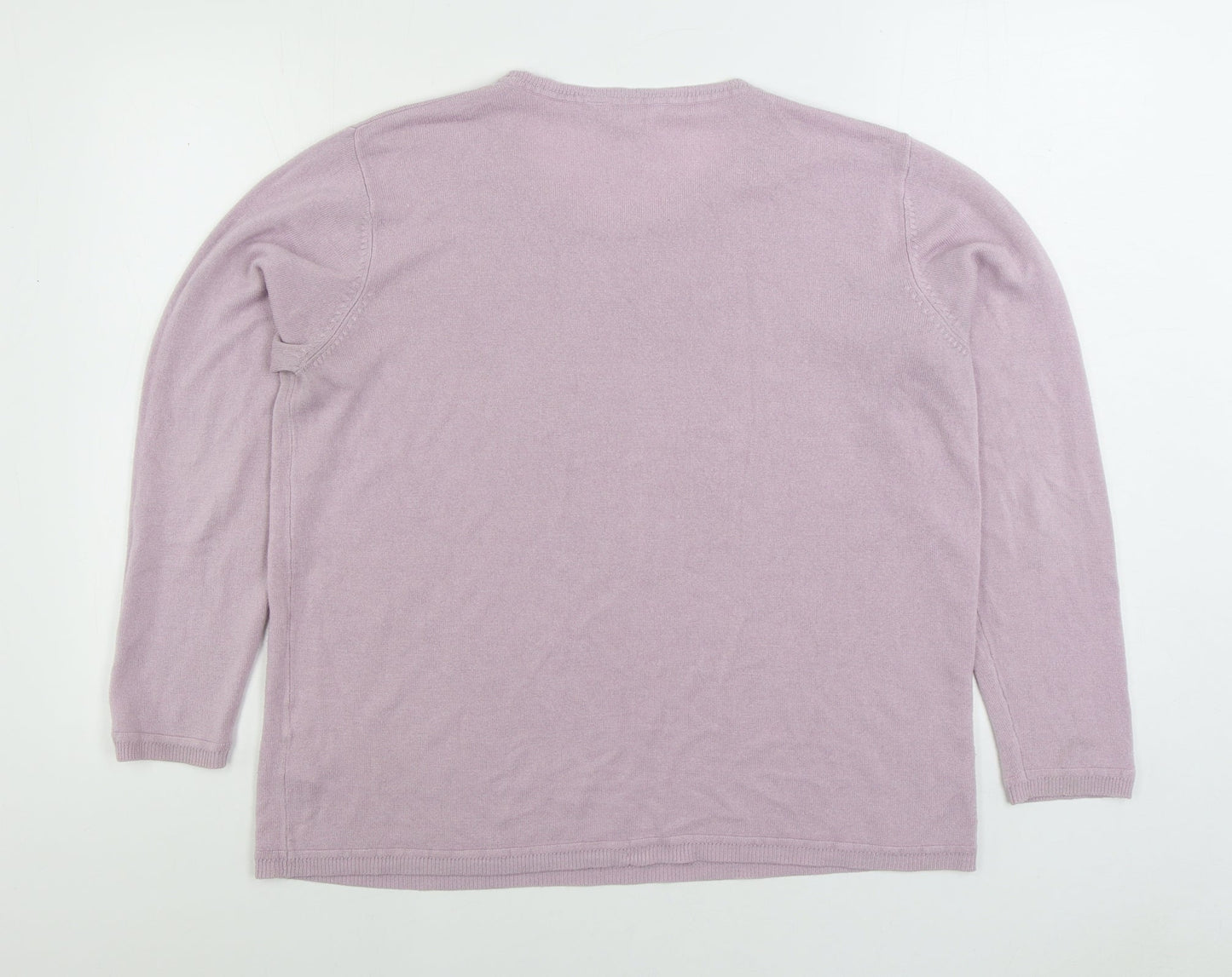 Womens UK Size L Julipa Pink Pullover Jumper
