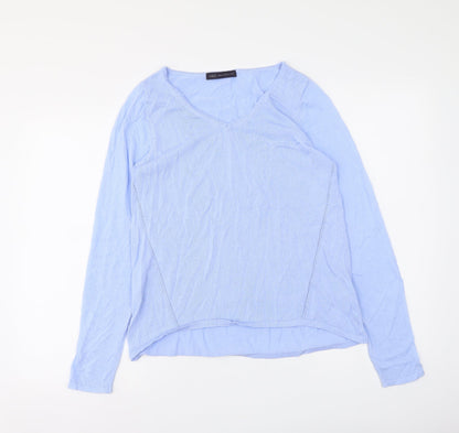 Womens UK Size 8 Marks and Spencer Blue Pullover Jumper